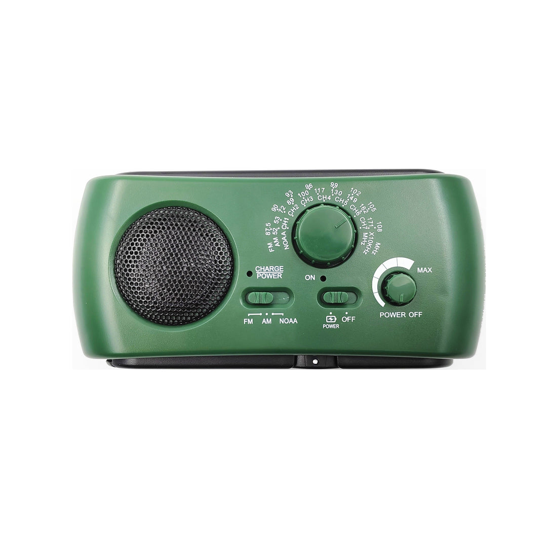 SurvivorTune Noodradio AM/FM, radio d'urgence avec lampe de poche et chargeur pour survie et camping.