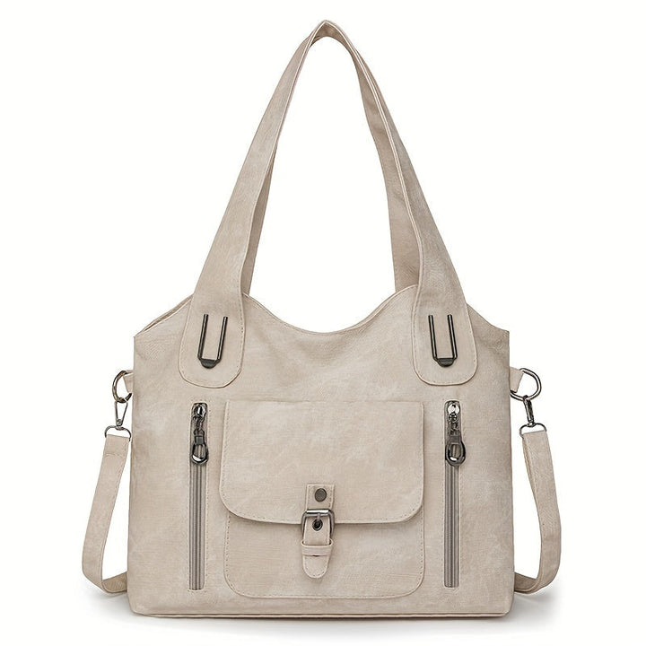 Sac à épaule vintage Marivelle pour femmes en cuir vegan. Élégant, pratique, et un véritable accessoire mode.