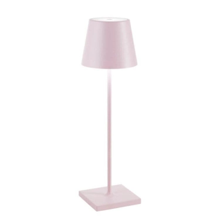 Lampe de table LED sans fil, commande vocale, design épuré, pour une lumière douce et adaptable.