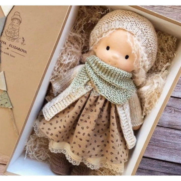 Jouet éducatif pour enfants: marionnette en coton pour l'apprentissage et l'imagination.