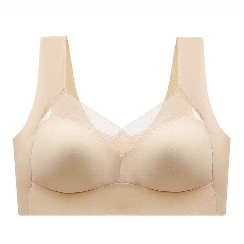 Soutien-gorge quotidien femme, sans fil, push-up, respirant pour un bien-être optimal.