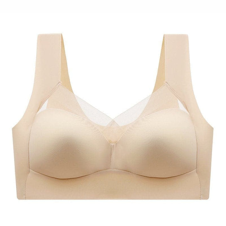 Soutien-gorge quotidien femme, sans fil, push-up, respirant pour un bien-être optimal.
