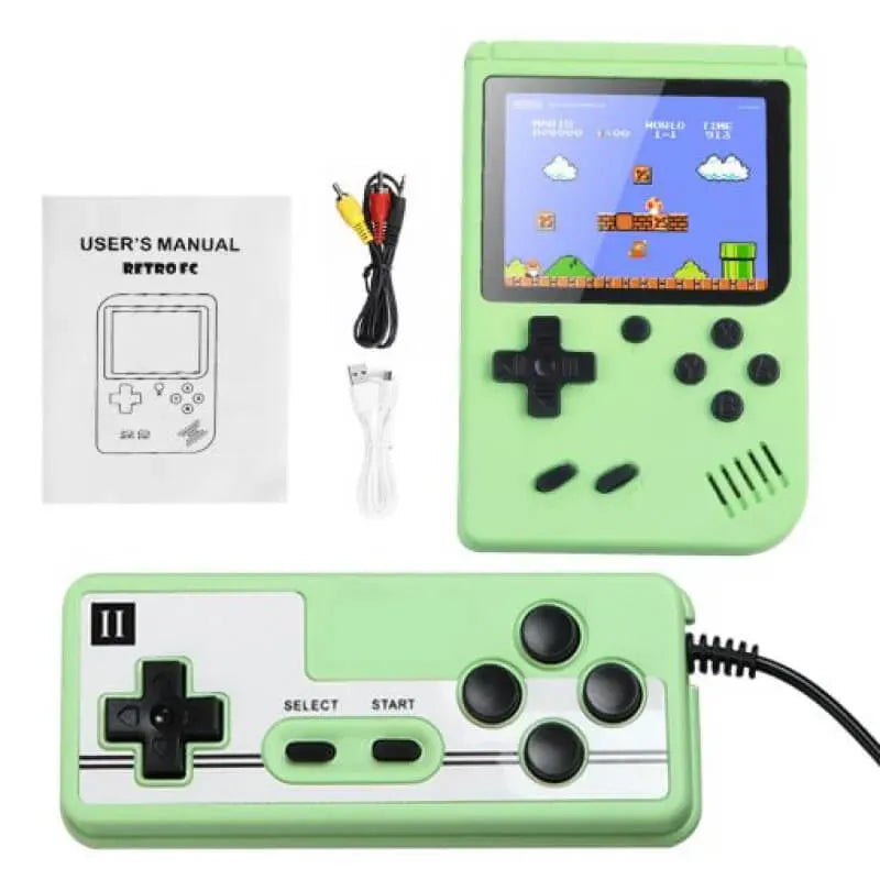 Console de jeu portable rétro pour enfants, offrant des heures de divertissement avec des jeux vidéo classiques.