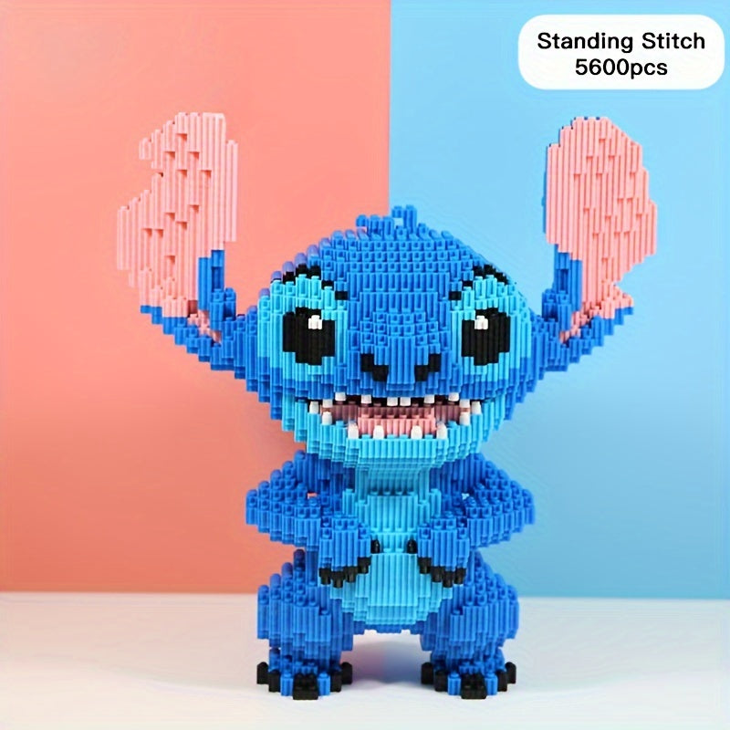 Figurine Stitch 3D à construire, parfaite comme décoration unique ou cadeau pour fans de Disney.