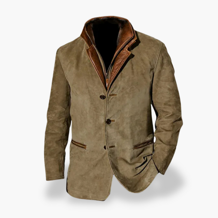 Élégante veste homme décontractée, style contemporain, tissu de qualité, idéale pour look mode masculine.