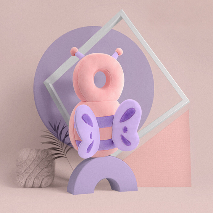 Accessoire de sécurité LittleGuard: coussin "petit hibou" pour protéger la tête et le dos des bébés actifs.