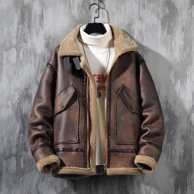 Manteau homme décontracté, style mode masculine. Protection idéale contre le vent pour l'automne et l'extérieur.
