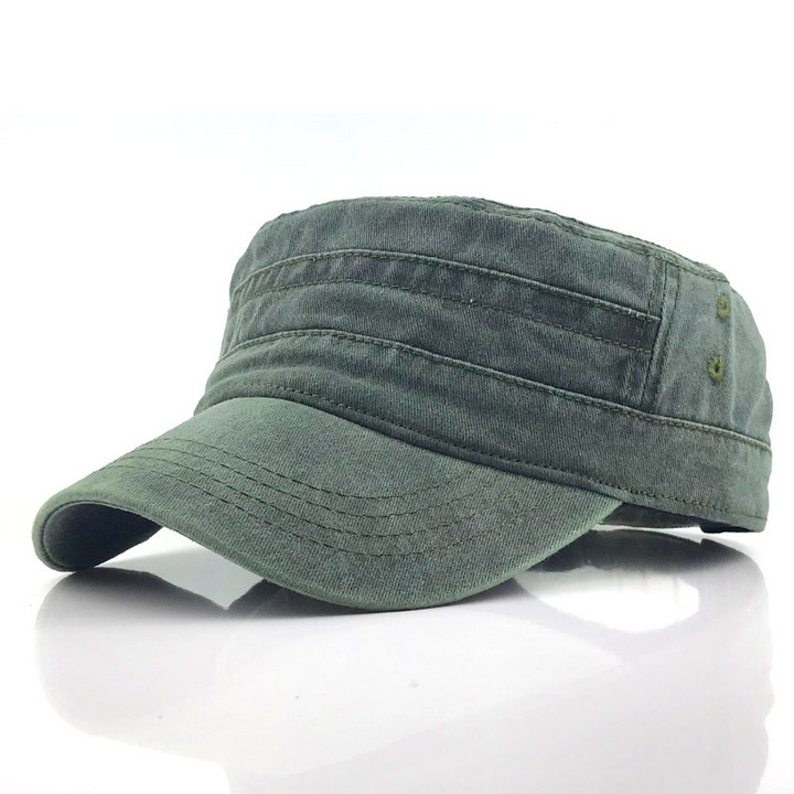 Casquette rétro élégante pour homme, en coton doux, offrant confort et style décontracté.