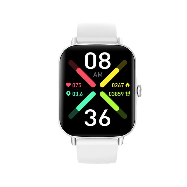 Smartwatch connectée homme, avec moniteur glycémie, tension, FC, SpO2, suivi avancé du sommeil.