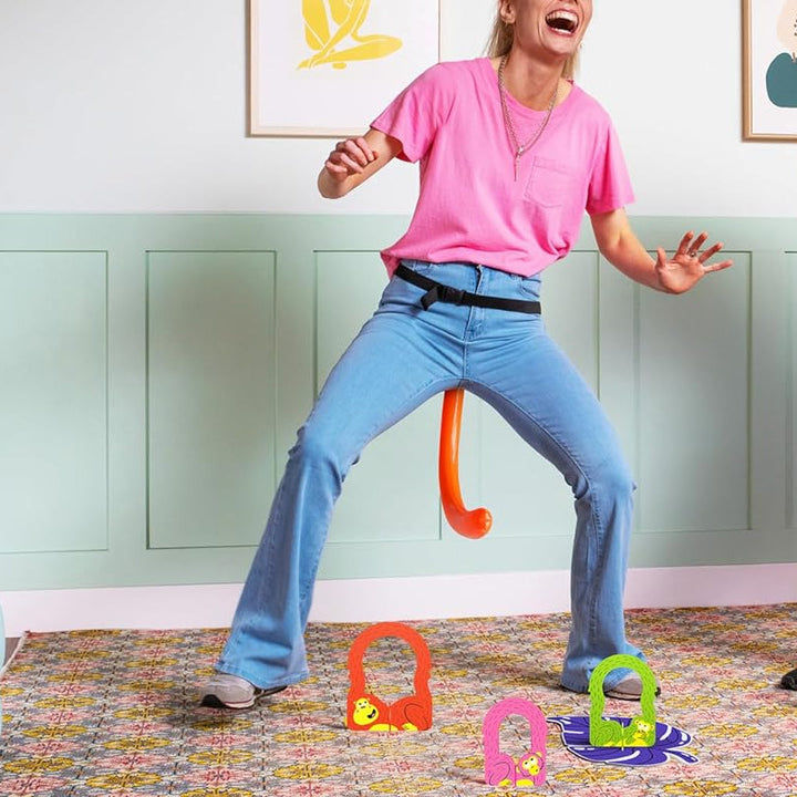 Le jeu Swingo Actif étalé sur une table, invitant au divertissement social et actif pour tous.