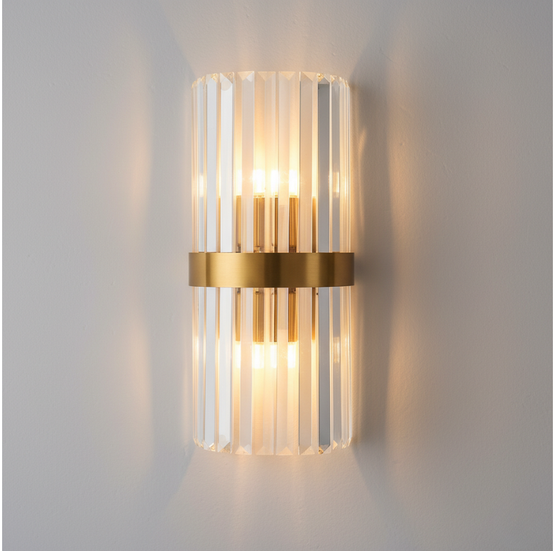 Applique murale LED noire, design contemporain, lumière blanc chaud.