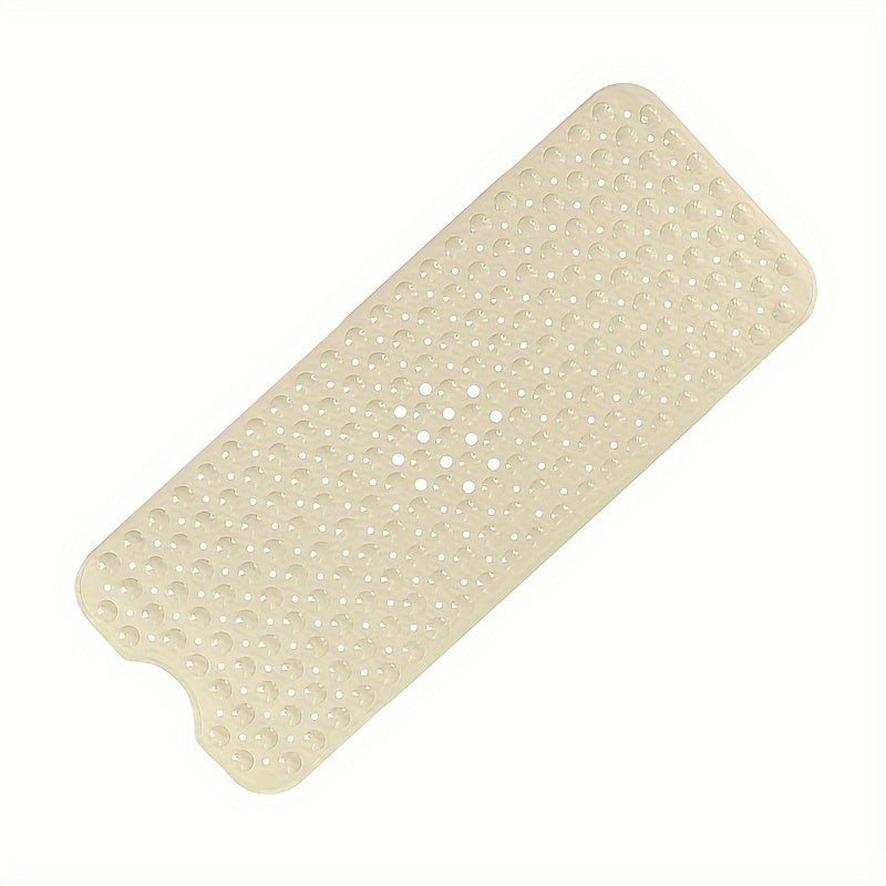 Tapis de douche antidérapant, durable et extra long, conçu pour la sécurité et le confort de toute la salle de bain.