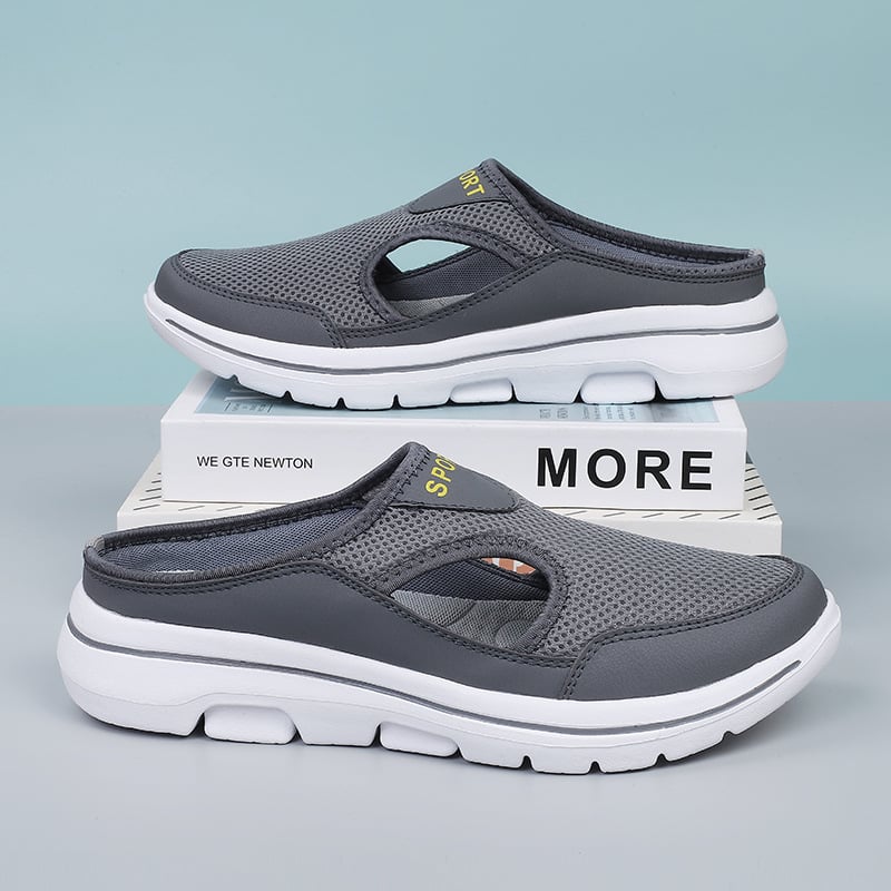 Sabots d'été orthopédiques pour hommes, offrant confort et soutien optimal. Chaussures respirantes pour loisirs.