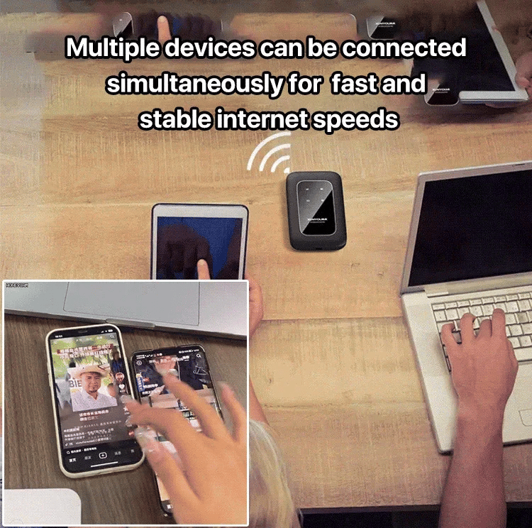Routeur mobile 5G facile à utiliser, offrant une connexion internet sécurisée et rapide partout où vous allez.