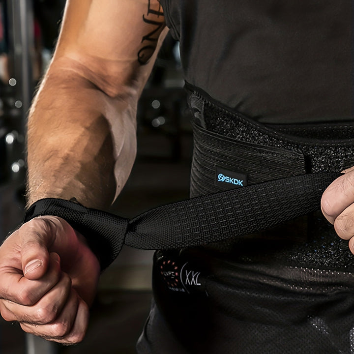 Sangles de poignets pour gym, renforcent la prise lors de vos sessions d'haltérophilie.