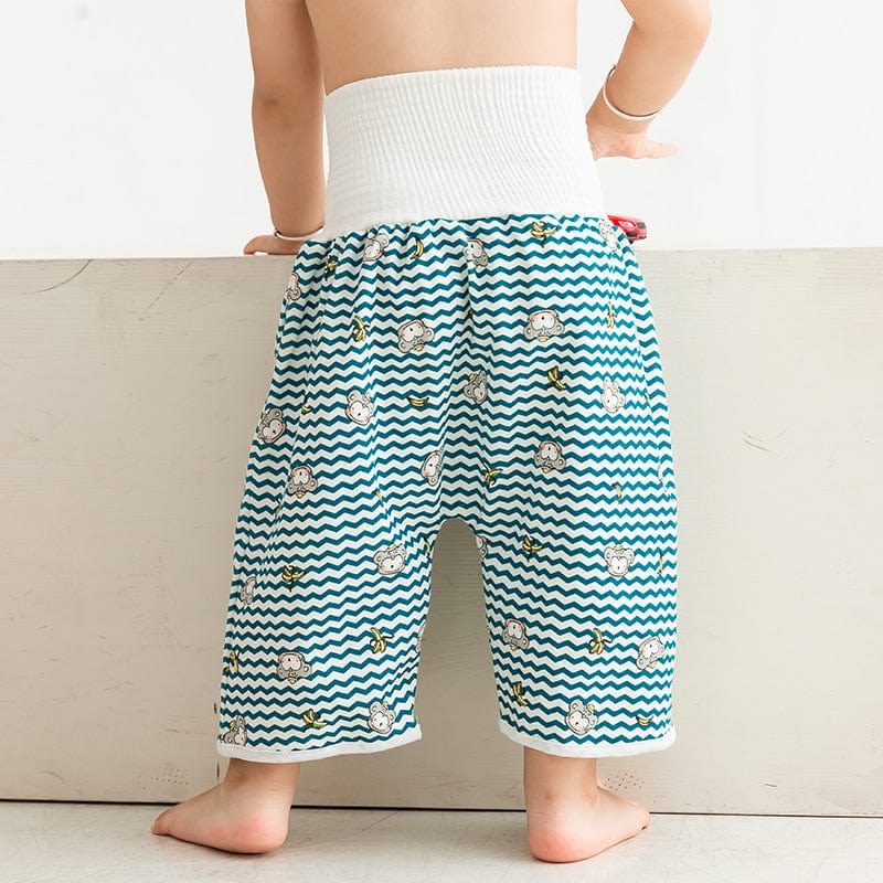 Culotte de propreté lavable, en coton doux et respirant, pour le confort et l'hygiène quotidienne du bébé.