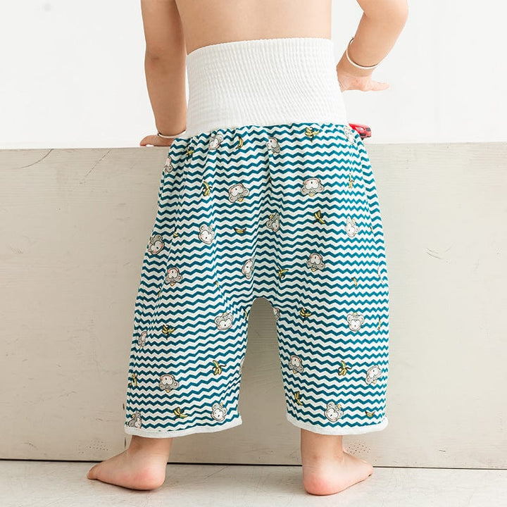 Culotte de propreté lavable, en coton doux et respirant, pour le confort et l'hygiène quotidienne du bébé.