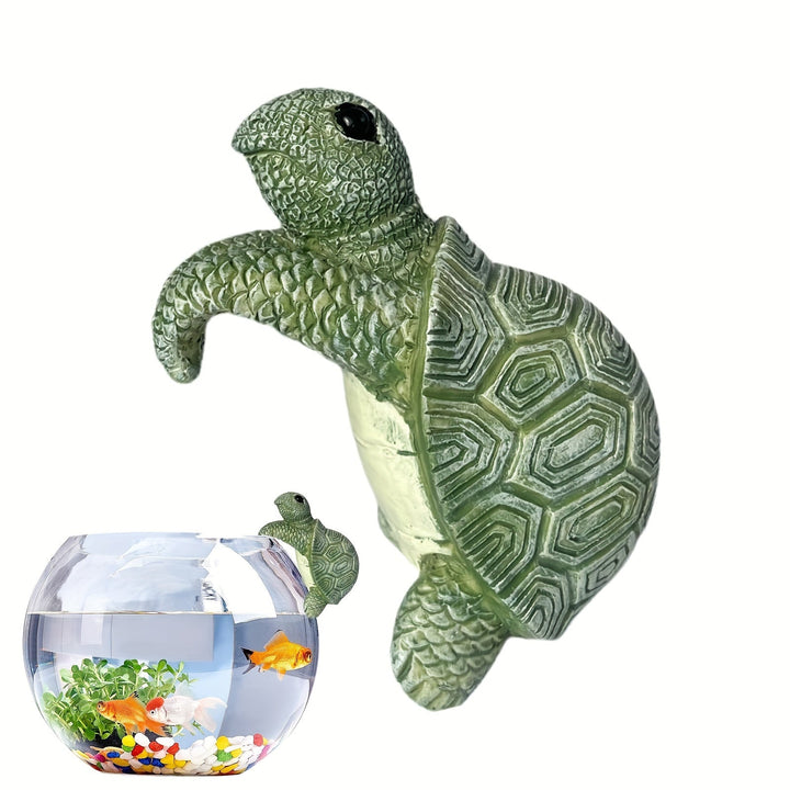 Accrochez ce planteur tortue suspendu pour une décoration murale de jardin ou d'intérieur unique et amusante.
