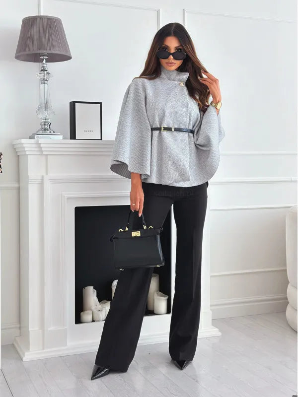 Pull col roulé élégant et confortable pour femme, un choix chic et polyvalent pour l'automne-hiver.