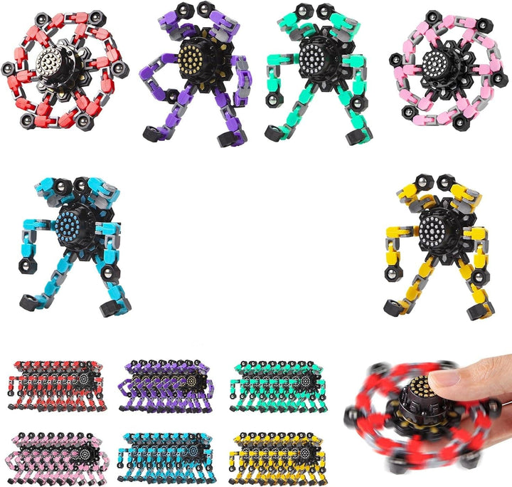 Spinner anti-stress robot pour adultes, un excellent gadget de relaxation et concentration.