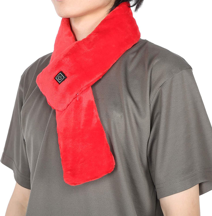 Chauffe-cou USB rechargeable, écharpe chauffante moderne pour femme et homme, idéale contre le froid hivernal.