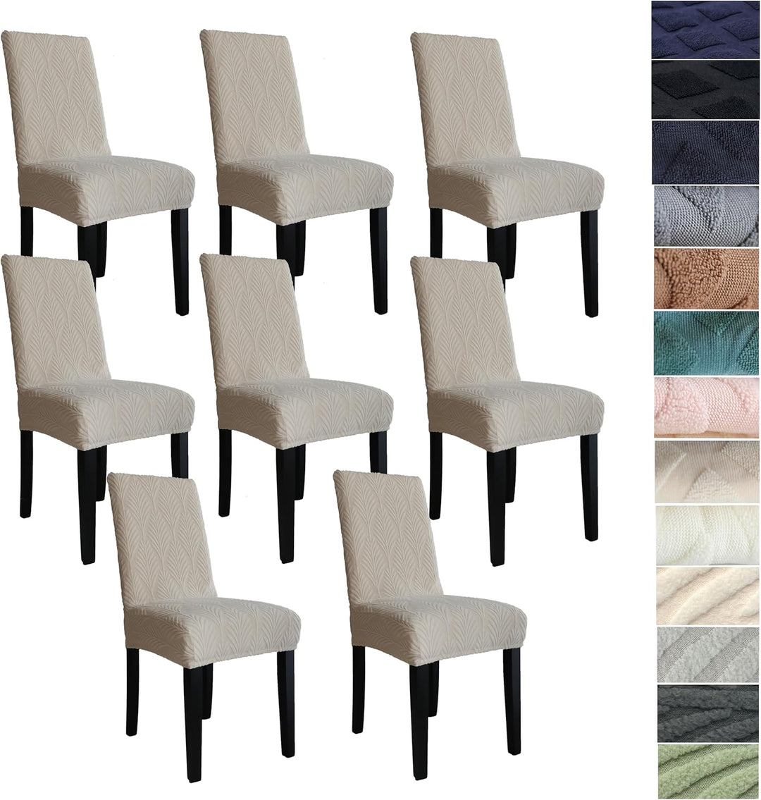 Lot complet de housses de chaise extensibles, polyester. Idéal pour une protection longue durée.