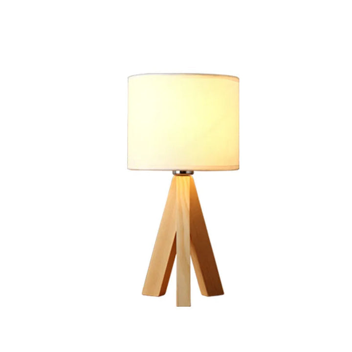 Superbe lampe de table LED en bois, style moderne, pour décorer et illuminer avec élégance votre salon ou chambre à coucher.
