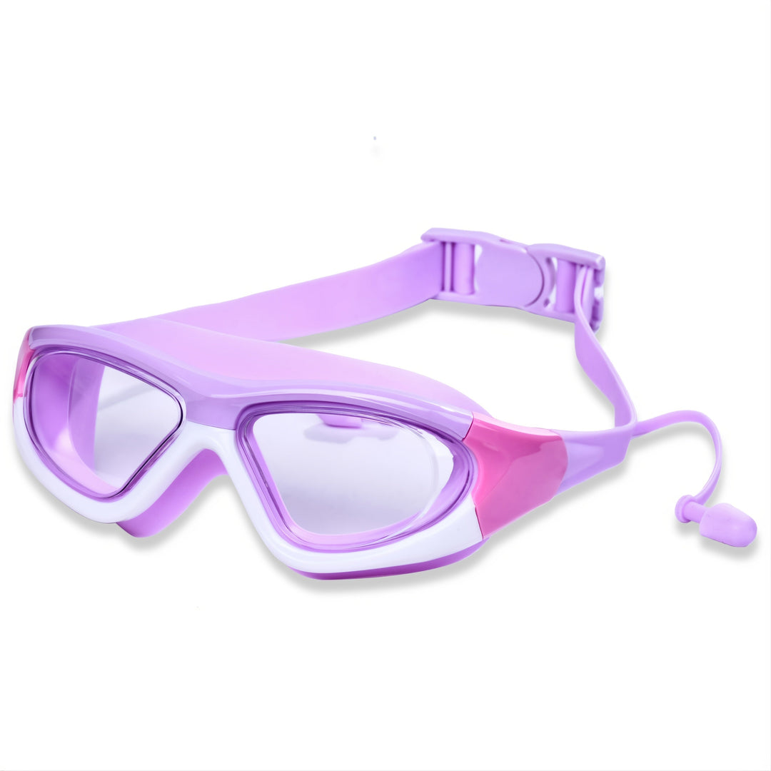 Lunettes natation enfant anti-buée, confort vision claire, idéales piscine.