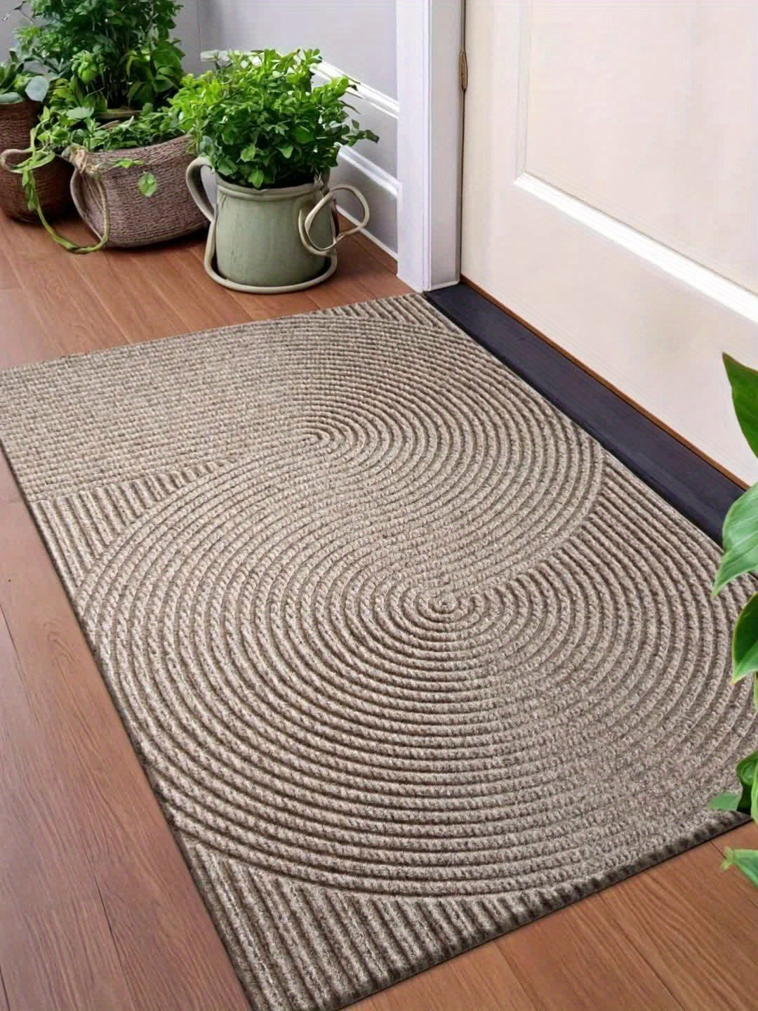 Tapis d'entrée antidérapant Dajiang, motifs géométriques, décoration moderne et pratique pour la maison.