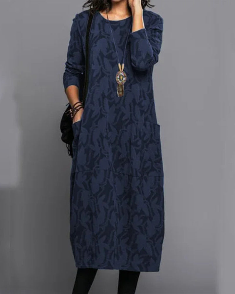 Tendance: Robe longue femme à motif floral, parfaite pour un look décontracté chic et élégant.