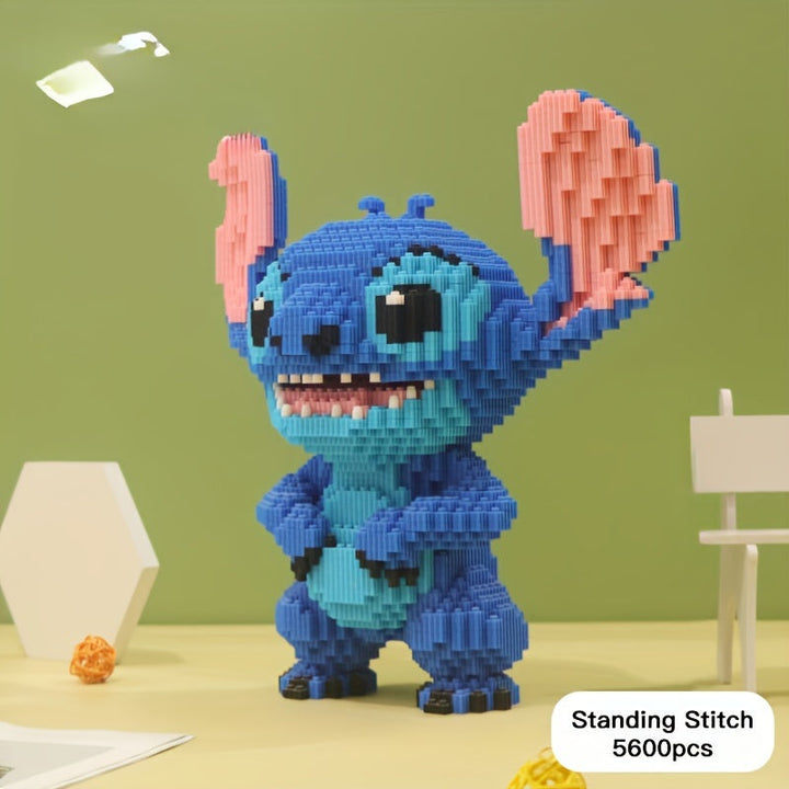 Puzzle de construction 3D Stitch, activité de loisir créatif amusante et détaillée pour tous les âges.