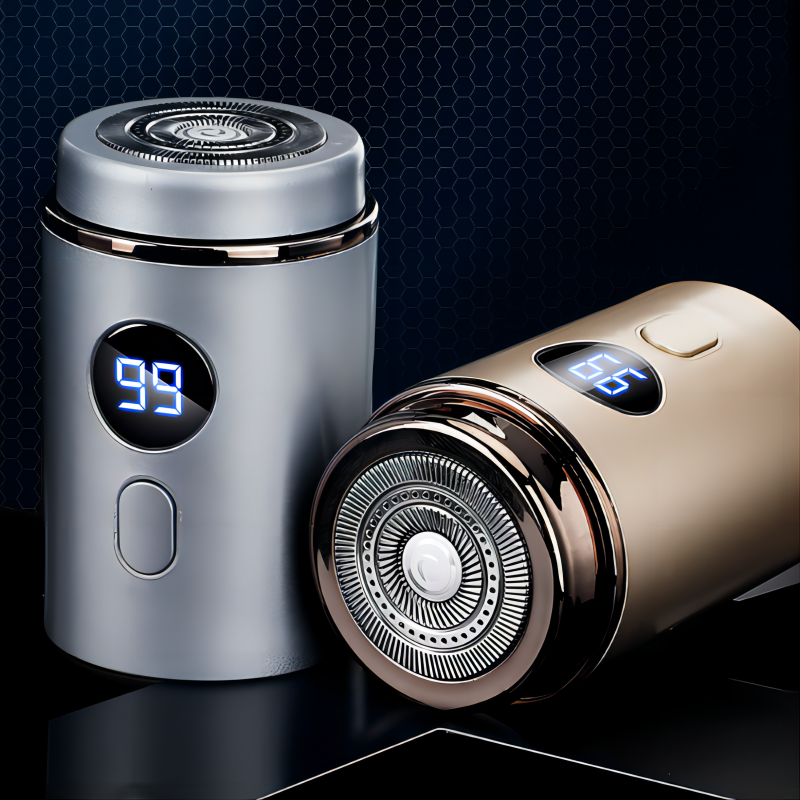 Rasoir portable compact pour homme, rasage rapide et efficace, accessoire hygiène et beauté.