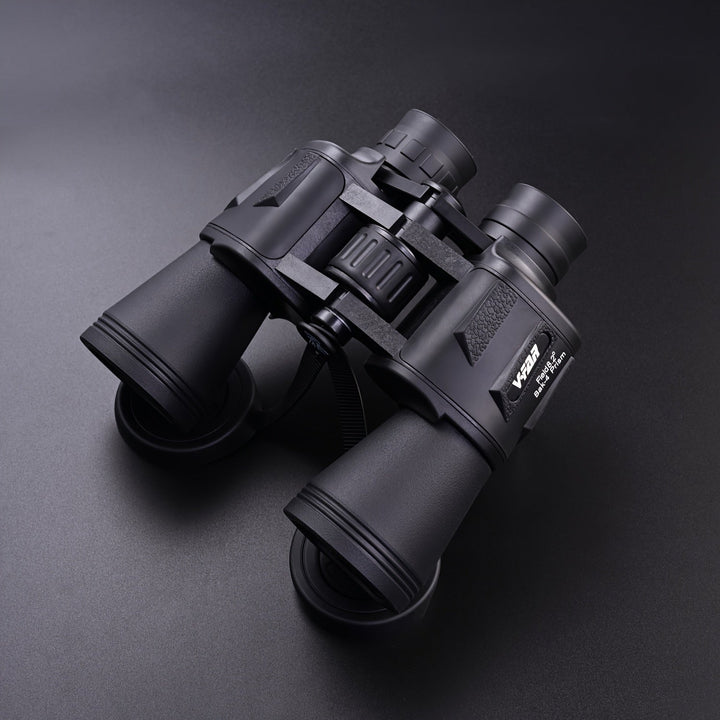 Jumelles 10x50 HD pour concerts, événements sportifs et observation. Optique HD pour une vision immersive.