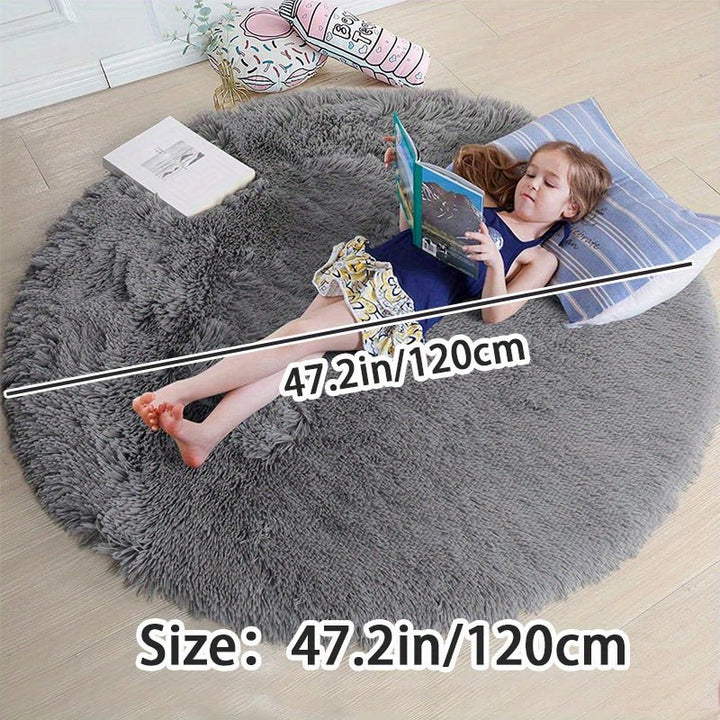 Tapis rond antidérapant Clouda pour la sécurité des enfants dans leur chambre.