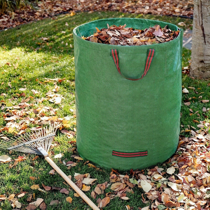 Sacs à déchets verts durables pour jardin et maison. Grande capacité pour élimination facile des débris.