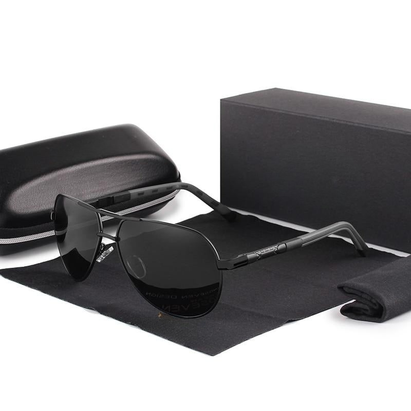 Lunettes de soleil rétro pour hommes, verres polarisés, protection UV400. Accessoire de mode vintage essentiel.