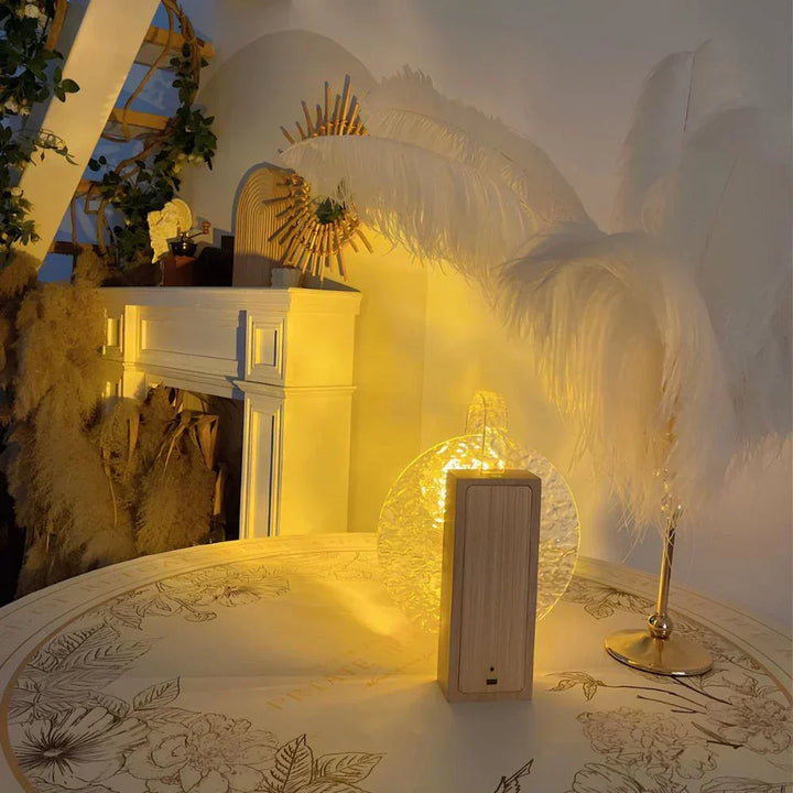 Lampe d'ambiance projecteur romantique coucher de soleil, lumière douce parfaite pour la décoration et la relaxation.