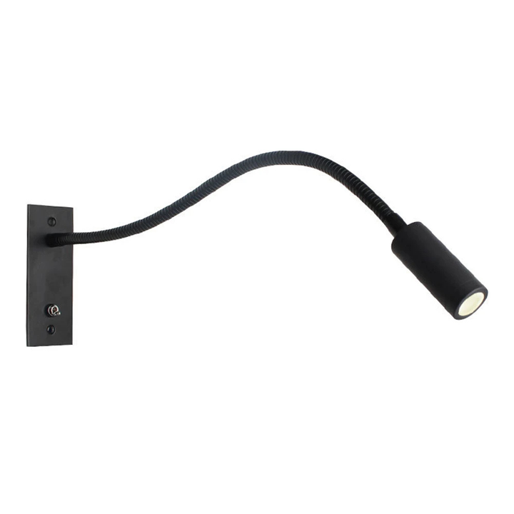 Applique murale LED moderne, lumière réglable et orientable pour le salon.
