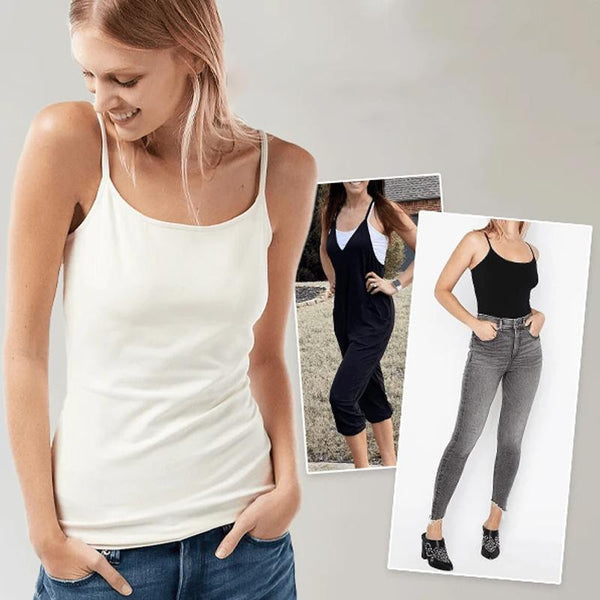 Top débardeur Lina pour femmes, respirant et léger, avec soutien-gorge intégré.
