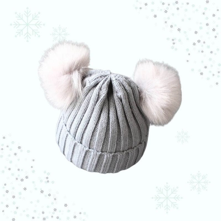 Ensemble hiver complet : bonnet et écharpe pour bébé. Maintient au chaud et confort tout au long de l'hiver.