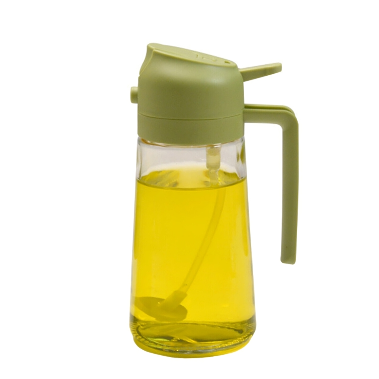 Vaporisateur d'huile OilLux en verre pour cuisine saine, contrôle parfait, ustensile pratique.