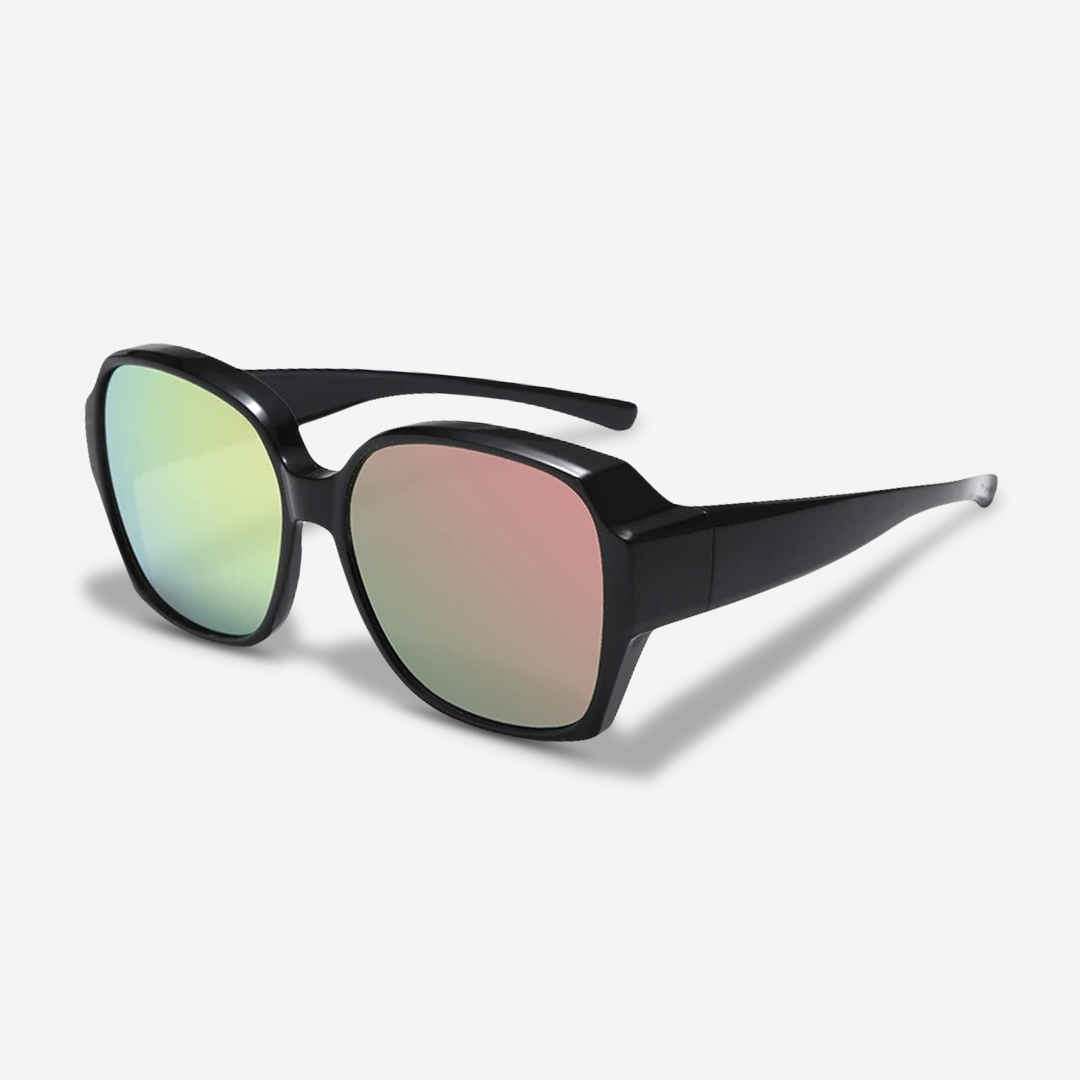 Lunettes clip-on polarisées, réduisant l'éblouissement pour une vision nette. Pour toutes activités.