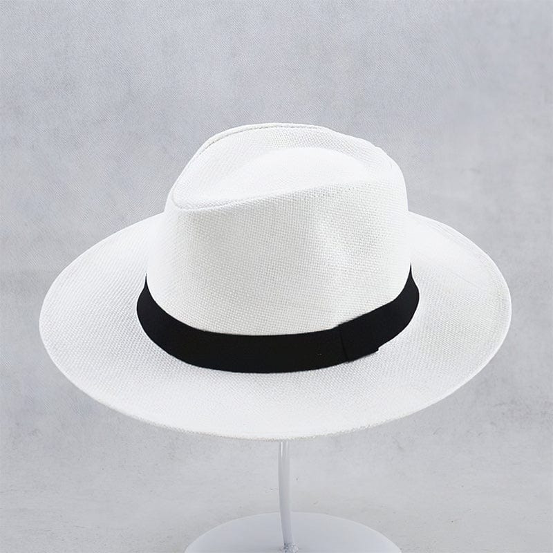 Chapeau classique d'été, unisexe, fait main, pour un style intemporel et protection.