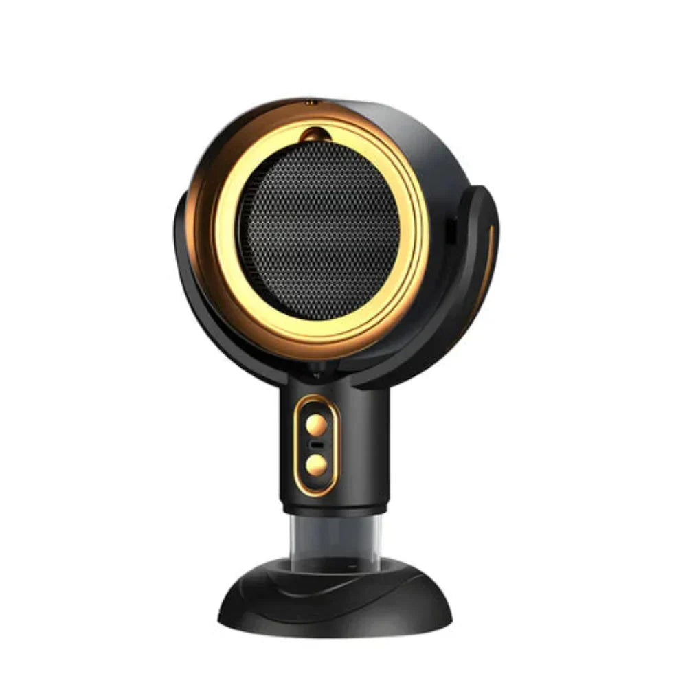 Appareil purificateur d'air ionique silencieux LuxeBreeze. Design moderne, technologie avancée pour air pur.