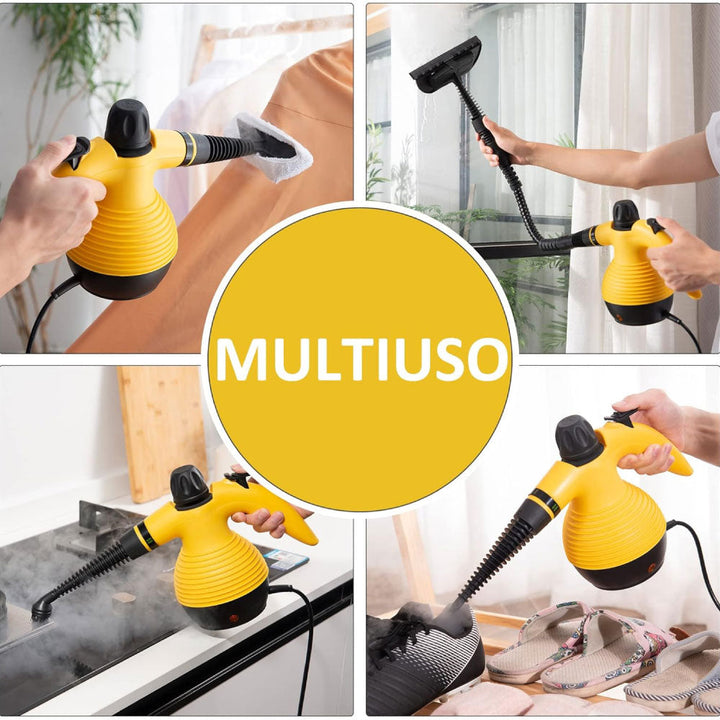 Nettoyeur à vapeur polyvalent pour un foyer éclatant. Désinfection des sols et surfaces avec vapeur puissante.