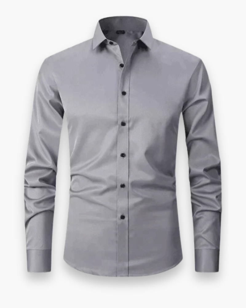 Chemise ajustée homme, parfaite pour un style élégant et décontracté. Manches longues, confort optimal.