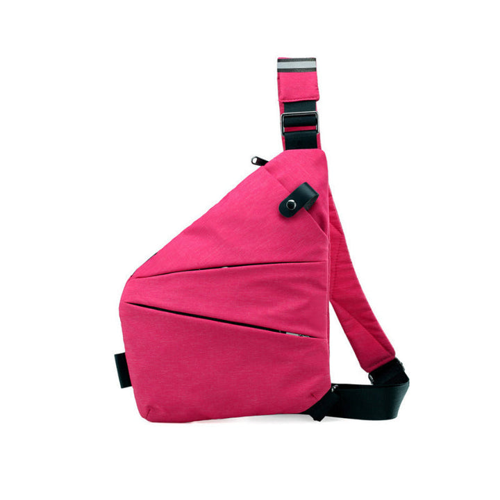 Sac à bandoulière anti-vol avec fermetures éclair cachées, sécurité accrue pour voyage et quotidien. Léger, discret.