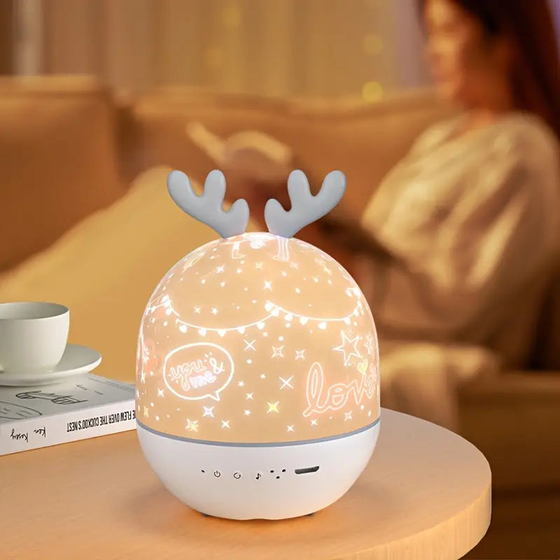 Créateur d'ambiance galaxie pour chambre d'enfant: projecteur d'étoiles Nox avec lumière douce et étoiles.