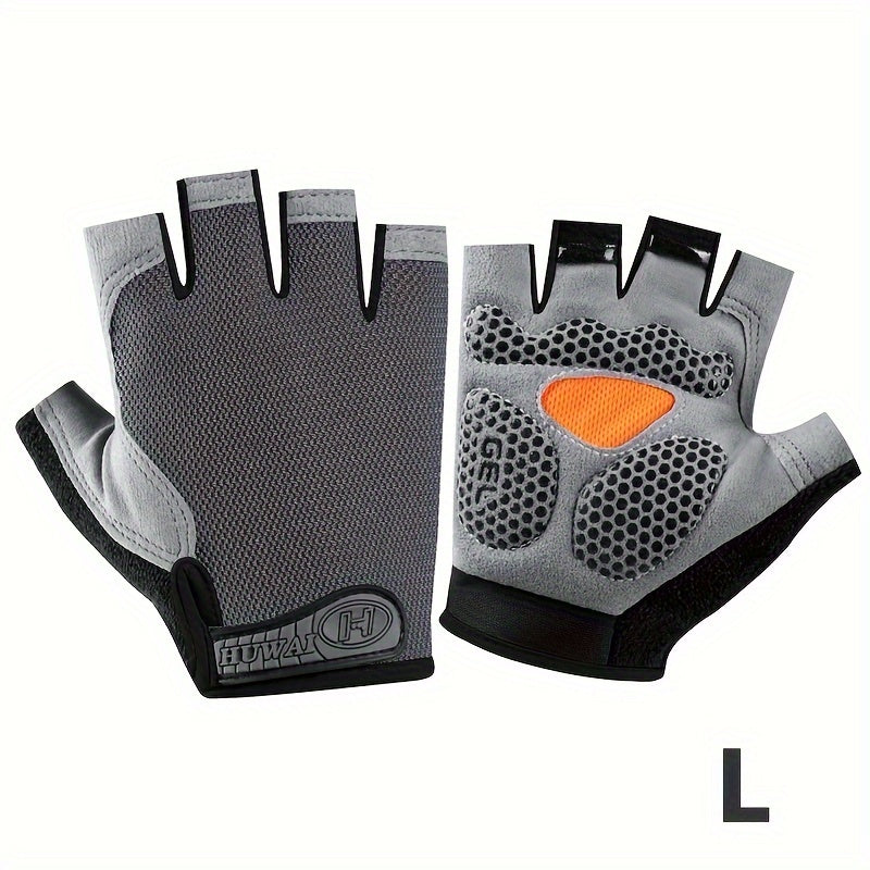 Gants extérieurs légers, demi-doigts, idéaux pour la randonnée et le cyclisme.
