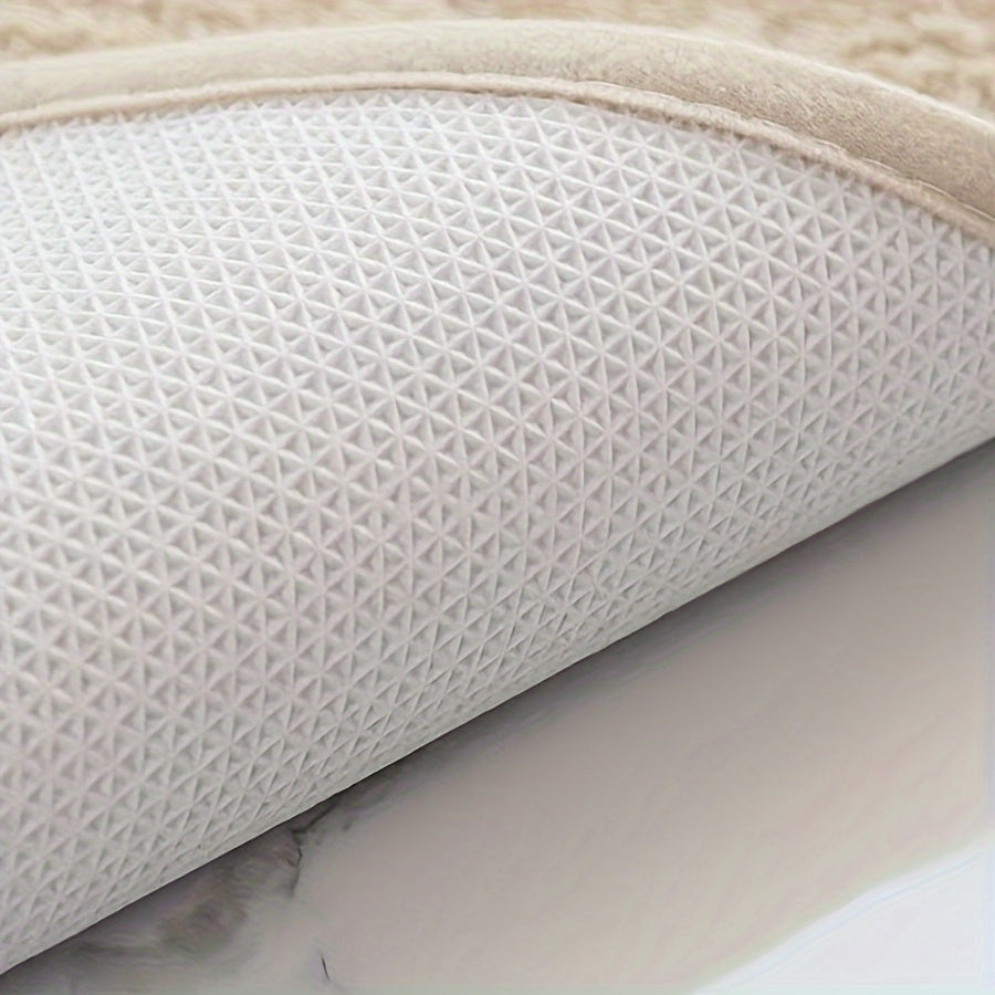 Ensemble complet de tapis de bain en microfibre pour douche, toilette et lavabo, séchage rapide garanti.